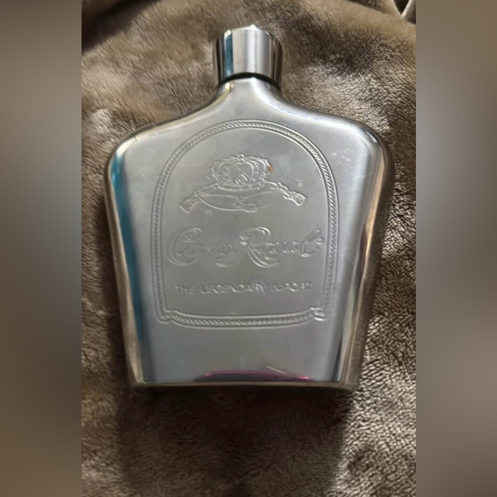 Crown Royal Silver Flask